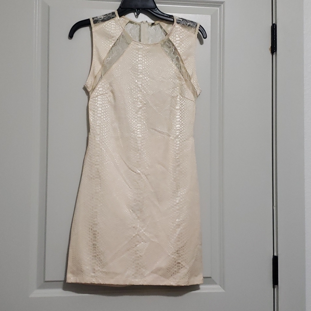 Ivory/Lace cocktail dress